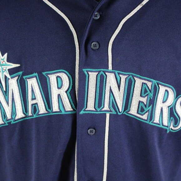 Seattle Mariners Jersey (VTG) - Edgar Martinez 11 Russell Atheltic - Size 44 - Picture 2 of 12